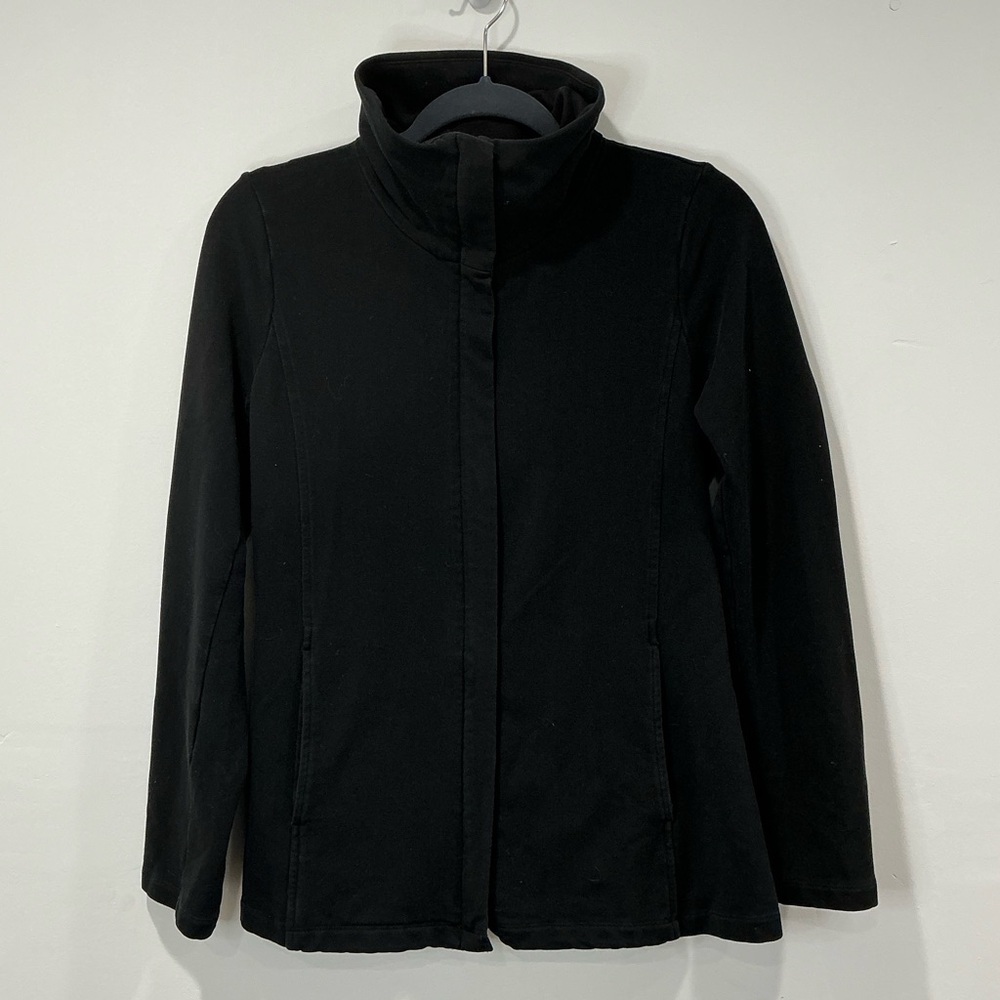 Eileen Fisher Black Athletic Jacket - Picture 2 of 7
